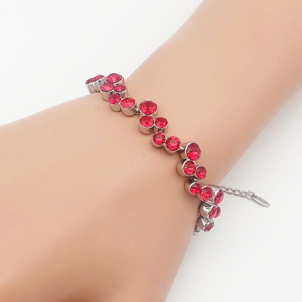 charm bracelets 11.11 women bracelet 2021 made with austrian crystal for christmas gift red girls party bangle wedding jewelery, Golden;silver
charm bracelets 11.11 women bracelet 2021 made with austrian crystal for christmas gift red girls party bangle wedding jewelery, Golden;silver