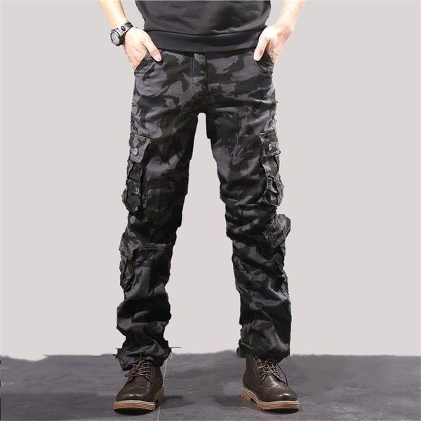 autumn winter pants men loose cotton army tactical pants black camo trousers men casual camouflage cargo pants pantalones hombre 201218
autumn winter pants men loose cotton army tactical pants black camo trousers men casual camouflage cargo pants pantalones hombre 201218