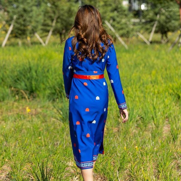 stage wear mongolian casual thickened linen with lining women's modern gown in autumn and winter fine workmanship soft healthy1, Black;red
stage wear mongolian casual thickened linen with lining women's modern gown in autumn and winter fine workmanship soft healthy1, Black;red