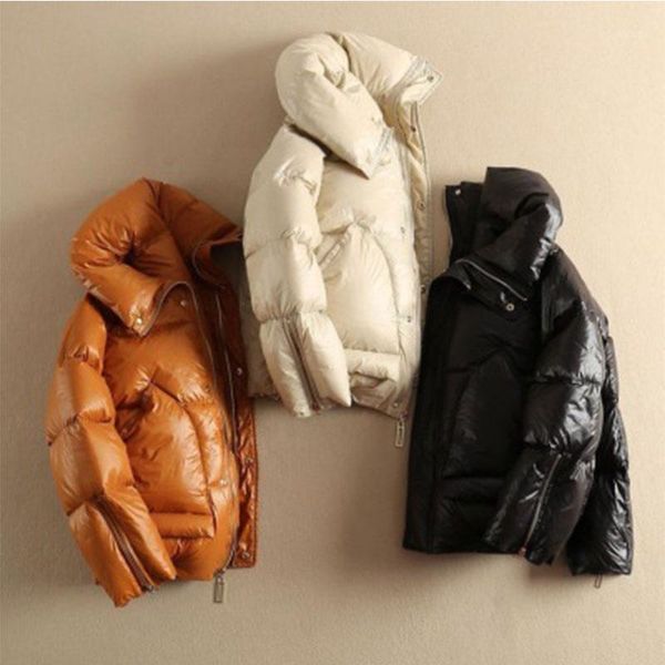 autumn winter down coat collection solid women down jacket warm thicken stand collar white duck parka women's jacket coats1, Black
autumn winter down coat collection solid women down jacket warm thicken stand collar white duck parka women's jacket coats1, Black