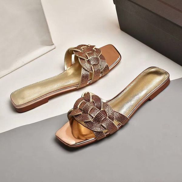 2021 summer beach slide tribute sandals flats intertwining straps strass flip flops slipper r outdoor slides sandalias, Black
2021 summer beach slide tribute sandals flats intertwining straps strass flip flops slipper r outdoor slides sandalias, Black