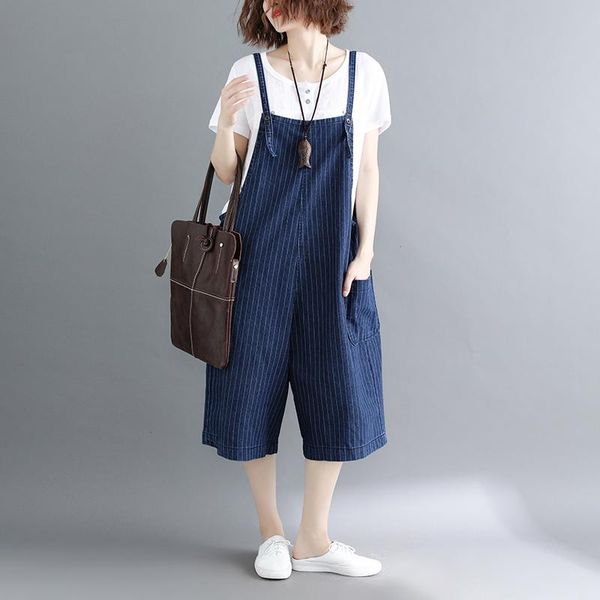 qpfjqd 2021 summer female loose striped suspenders denim wide leg pants women casual strap overalls plus size playsuits jeans, Black;white
qpfjqd 2021 summer female loose striped suspenders denim wide leg pants women casual strap overalls plus size playsuits jeans, Black;white