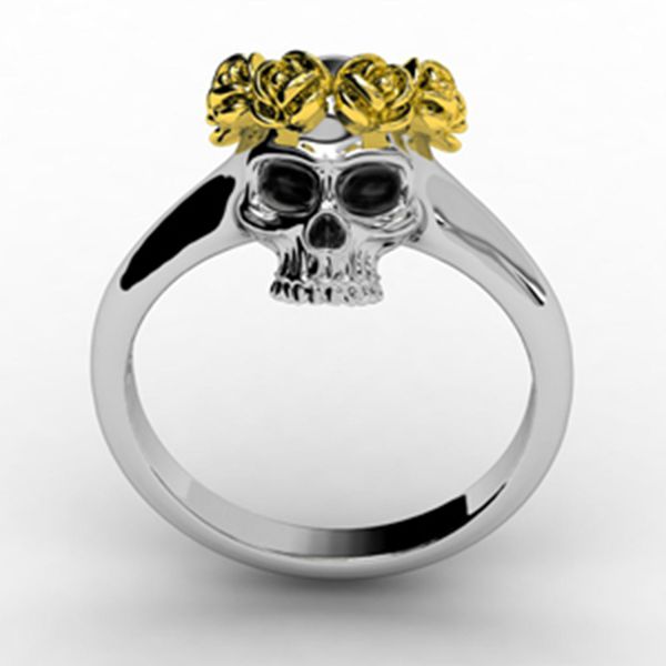 golden crown european and american explosive skull ring female simple jewelry ring setting, Golden;silver
golden crown european and american explosive skull ring female simple jewelry ring setting, Golden;silver