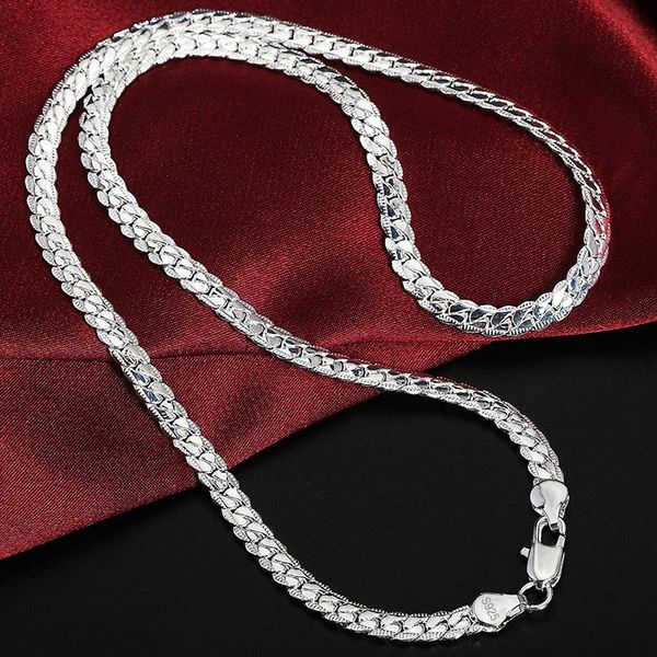 lekani 925 sterling silver 18k gold 20 inches 6mm full sideways chain necklace for women man fashion wedding charm jewelry
lekani 925 sterling silver 18k gold 20 inches 6mm full sideways chain necklace for women man fashion wedding charm jewelry