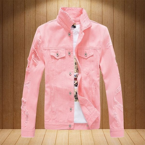 kurtki jeansowe mskie korean fashion men's hip hop ripped jeans jacket coat men brand clothing black white red pink xxxl 201106, Black;brown
kurtki jeansowe mskie korean fashion men's hip hop ripped jeans jacket coat men brand clothing black white red pink xxxl 201106, Black;brown