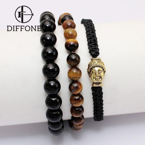 diffone 3pcs/set bracelet set male real natural tiger eye braslet hombre big obsidian beads braclet vintage buddha red brazalete1, Golden;silver
diffone 3pcs/set bracelet set male real natural tiger eye braslet hombre big obsidian beads braclet vintage buddha red brazalete1, Golden;silver