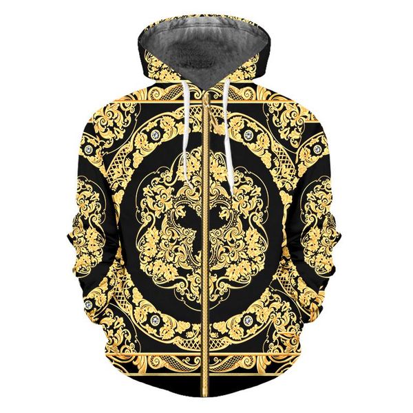 men's hoodies & sweatshirts ifpd eu/us size baroque court style zipper 3d print crown golden flower luxury men women plus pullover, Black
men's hoodies & sweatshirts ifpd eu/us size baroque court style zipper 3d print crown golden flower luxury men women plus pullover, Black