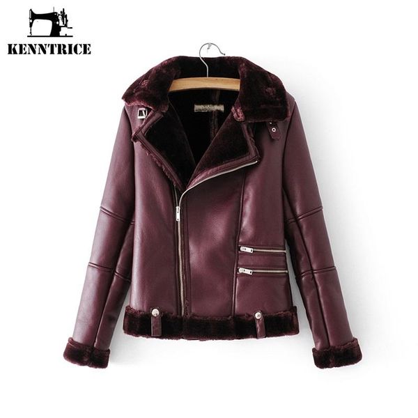 women's leather & faux kenntrice fur coat women jacket winter thick lining warm windproof female windbreaker, Black
women's leather & faux kenntrice fur coat women jacket winter thick lining warm windproof female windbreaker, Black