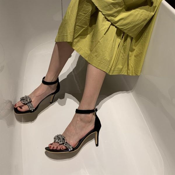 summer ladies rhinestone high heel ankle strap party wedding sandals elegant dress banquet bridal wedding high heel sandals, Black
summer ladies rhinestone high heel ankle strap party wedding sandals elegant dress banquet bridal wedding high heel sandals, Black