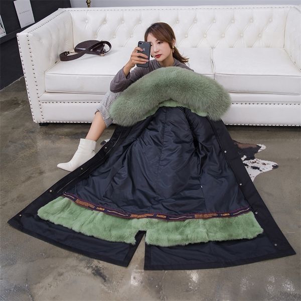 new waterproof parka casual winter real fur jacket women coat natural fox fur collar hood rabbit fur liner outerwear warm 201212, Black
new waterproof parka casual winter real fur jacket women coat natural fox fur collar hood rabbit fur liner outerwear warm 201212, Black