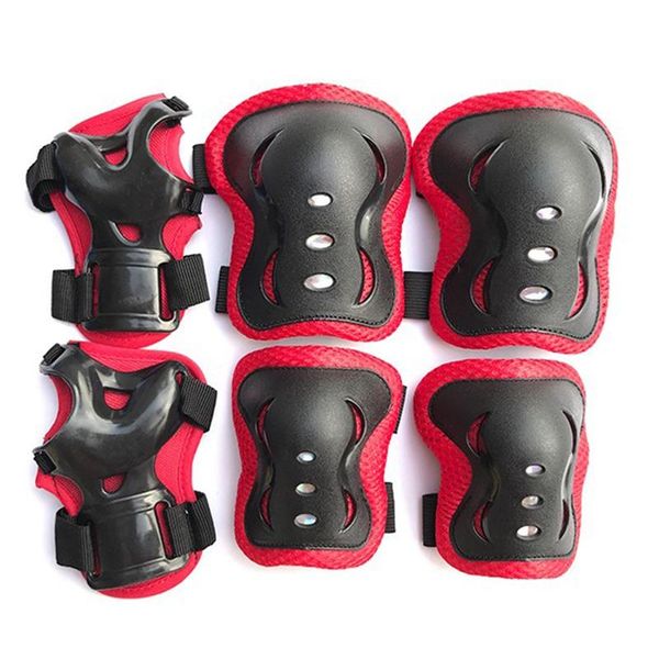 elbow & knee pads 6pcs/set children sports protective gear pad mount wrist protectors skateboard skating roller safety protection, Black;gray
elbow & knee pads 6pcs/set children sports protective gear pad mount wrist protectors skateboard skating roller safety protection, Black;gray
