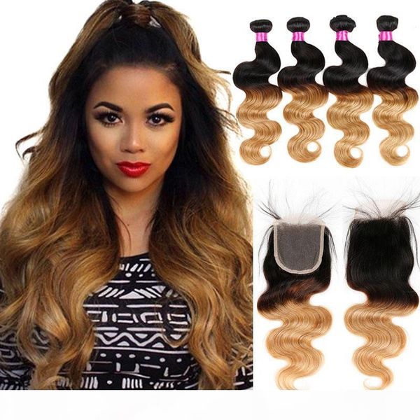 two three tone ombre peruvian virgin body wave hair weaves blonde lace closure with bundles wet and wavy human hair bundles with closure, Black;brown
two three tone ombre peruvian virgin body wave hair weaves blonde lace closure with bundles wet and wavy human hair bundles with closure, Black;brown