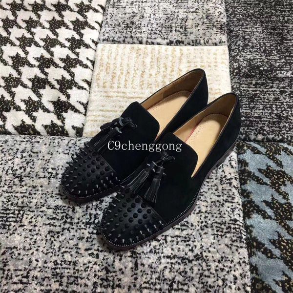 success man gentleman dress wedding slip on red bottom rossini oxford flat spiked toe lug sole suede leather moccasin walking eu38-46, Black
success man gentleman dress wedding slip on red bottom rossini oxford flat spiked toe lug sole suede leather moccasin walking eu38-46, Black