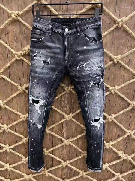 jk12460 fashion men's jeans 2020 runway luxury european design party style men's clothing1, Blue
jk12460 fashion men's jeans 2020 runway luxury european design party style men's clothing1, Blue