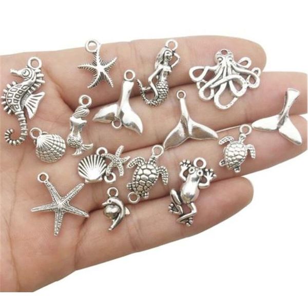 50 tibetan silver mixed seahorse shell starfish turtle ocean charms pendant and 100pcs flower beads caps jewelry diy acc jlljvz
50 tibetan silver mixed seahorse shell starfish turtle ocean charms pendant and 100pcs flower beads caps jewelry diy acc jlljvz