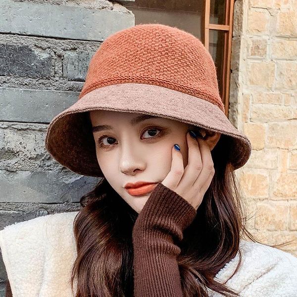 2020 New Dome Knitted Bucket Hat Thickened Warm Autumn Winter Hats For Women Korean Wool Hats Lady Panama Outdoor Fisherman, Blue;gray
2020 New Dome Knitted Bucket Hat Thickened Warm Autumn Winter Hats For Women Korean Wool Hats Lady Panama Outdoor Fisherman, Blue;gray