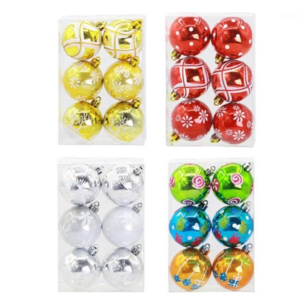 party decoration 6pcs/lot painted christmas tree balls shopping mall window ball hanging ornaments1
party decoration 6pcs/lot painted christmas tree balls shopping mall window ball hanging ornaments1
