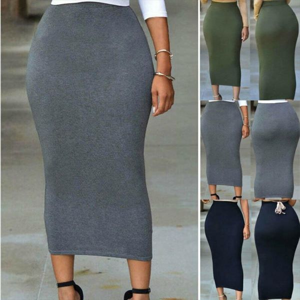 womens skirt 2019 autumn fashion new plain jersey bodycon tube straight high waisted skirt ladies casual stretch midi hot, Black
womens skirt 2019 autumn fashion new plain jersey bodycon tube straight high waisted skirt ladies casual stretch midi hot, Black