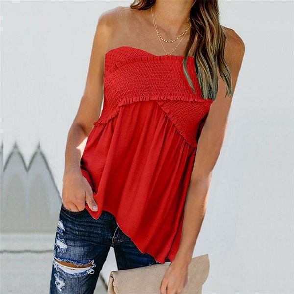 womens off shoulder sleeveless womens vest ladies casual summer sleeveless casual solid color blouse s xl selling, White
womens off shoulder sleeveless womens vest ladies casual summer sleeveless casual solid color blouse s xl selling, White