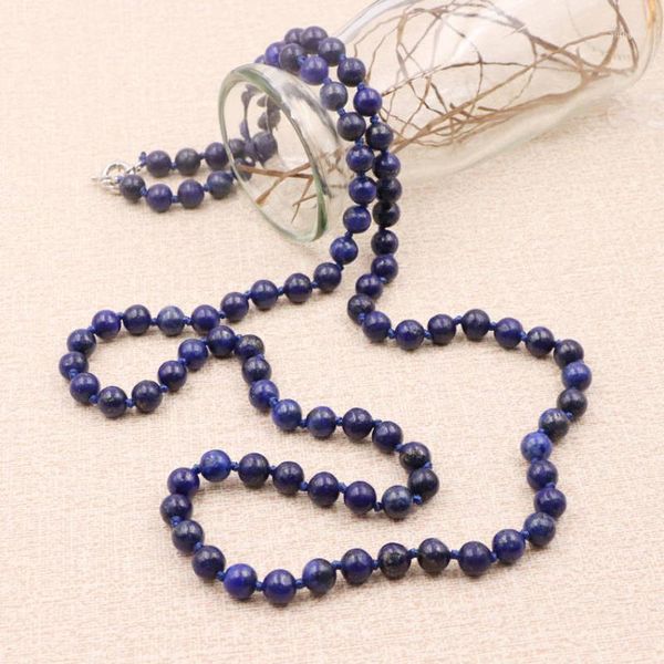 chains fashion long chain necklace jewelry for women natural stone lapis lazuli femme ladies party statement necklaces 36" a9601, Silver
chains fashion long chain necklace jewelry for women natural stone lapis lazuli femme ladies party statement necklaces 36" a9601, Silver