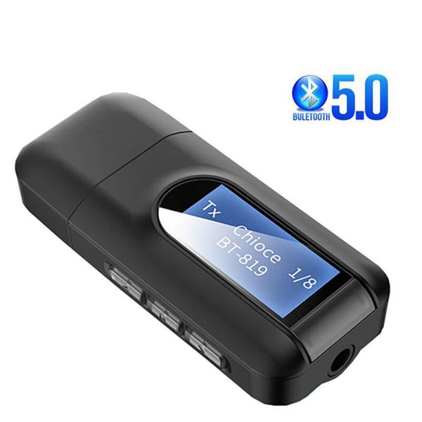 bluetooth 5.0 audio receiver transmitter with lcd screen 3.5mm aux stereo usb dongle bluetooth adapter for car pc tv headset
bluetooth 5.0 audio receiver transmitter with lcd screen 3.5mm aux stereo usb dongle bluetooth adapter for car pc tv headset