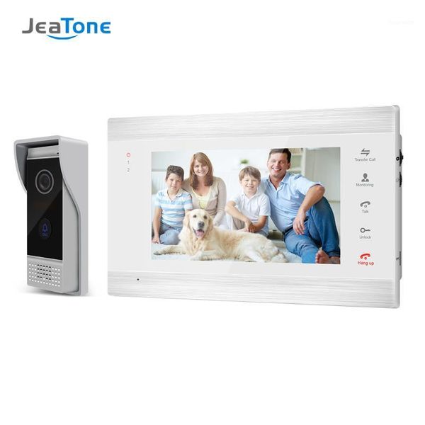 jeatone 7 inch video doorbell monitor intercom with 1200tvl outdoor camera door phone intercom system,support unlock and record1
jeatone 7 inch video doorbell monitor intercom with 1200tvl outdoor camera door phone intercom system,support unlock and record1