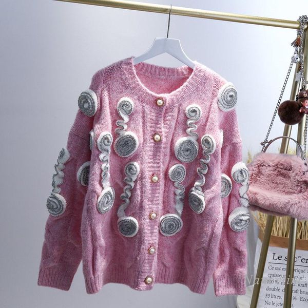 women's knits & tees three-dimensional flower cardigan women single-breasted 2021 autumn and winter beaded short loose knitted sweater, White
women's knits & tees three-dimensional flower cardigan women single-breasted 2021 autumn and winter beaded short loose knitted sweater, White