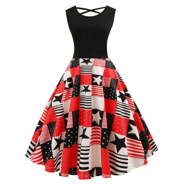 style hepburn women's waist down new print swing dress in summer of 2019, Black;gray
style hepburn women's waist down new print swing dress in summer of 2019, Black;gray