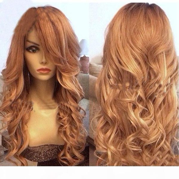 honey blonde full lace wig human hair loose wave virgin brazilian wavy lace front human hair wig with bangs & baby hair color #27, Black;brown
honey blonde full lace wig human hair loose wave virgin brazilian wavy lace front human hair wig with bangs & baby hair color #27, Black;brown