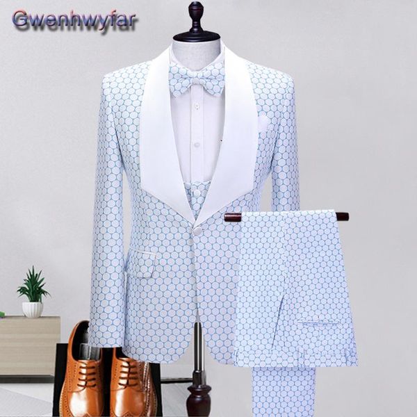 gwenhwyfar white shawl lapel groom tuxedos, three pieces set formal wedding suit for men,custom made groomsmen blazer+vest+pants, White;black
gwenhwyfar white shawl lapel groom tuxedos, three pieces set formal wedding suit for men,custom made groomsmen blazer+vest+pants, White;black