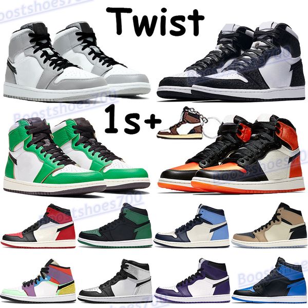 men basketball shoes jumpman 1 1s twist light smoke grey obisidian unc lucky green royal bred toe court purple white shadow chic
men basketball shoes jumpman 1 1s twist light smoke grey obisidian unc lucky green royal bred toe court purple white shadow chic
