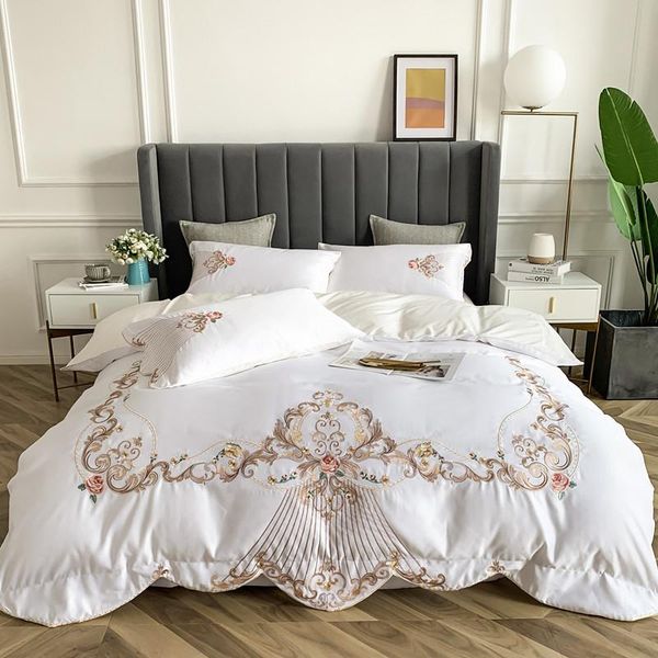 bedding sets embroidered comforter catherine silk pure cotton white 60 four-piece suit european-style set luxury
bedding sets embroidered comforter catherine silk pure cotton white 60 four-piece suit european-style set luxury