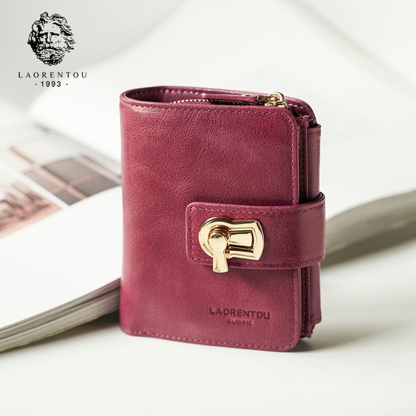 laorentou brand women standard wallet genuine leather wallets fashion short zipper purse lady coin pocket card holder for women c1115, Red;black
laorentou brand women standard wallet genuine leather wallets fashion short zipper purse lady coin pocket card holder for women c1115, Red;black