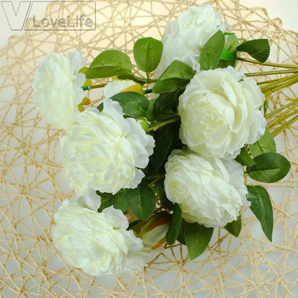 decorative flowers & wreaths 3 heads artificial peonies bouquet silk red pink blue fake flower year wedding home decor
decorative flowers & wreaths 3 heads artificial peonies bouquet silk red pink blue fake flower year wedding home decor