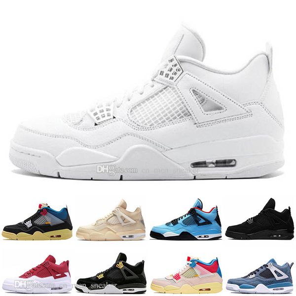 4 4s guava ice bred sail black cat men basketball shoes what the white cements rasta royalty pure money mens women sports sneakers, White;red
4 4s guava ice bred sail black cat men basketball shoes what the white cements rasta royalty pure money mens women sports sneakers, White;red