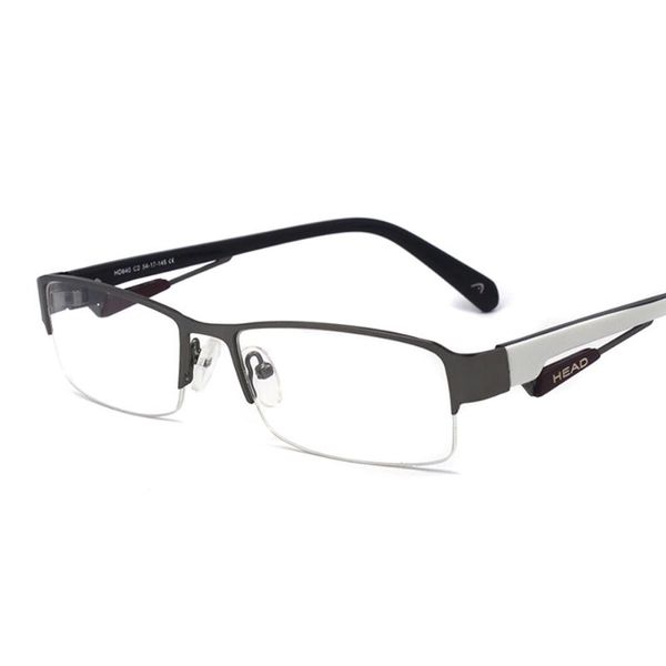 design eyewear optical frames glasses inspired half rim fashion grey white big men metal cool hd640, Black
design eyewear optical frames glasses inspired half rim fashion grey white big men metal cool hd640, Black