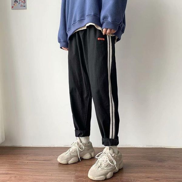 men casual sweatpants fitness side stripe men's sportswear joggers pants cotton new male trousers drop shipping, Black
men casual sweatpants fitness side stripe men's sportswear joggers pants cotton new male trousers drop shipping, Black