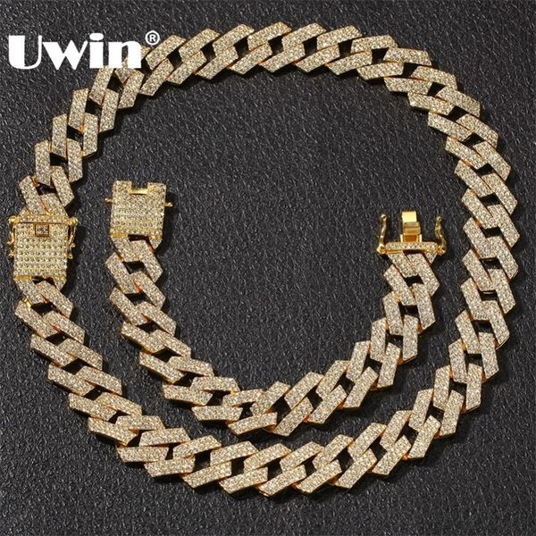 uwin ne+ba 20mm miami prong cuban chain 3 row gold color full iced out rhinestones necklace & bracelet mens hiphop jewelry set 201222, Slivery;crystal
uwin ne+ba 20mm miami prong cuban chain 3 row gold color full iced out rhinestones necklace & bracelet mens hiphop jewelry set 201222, Slivery;crystal