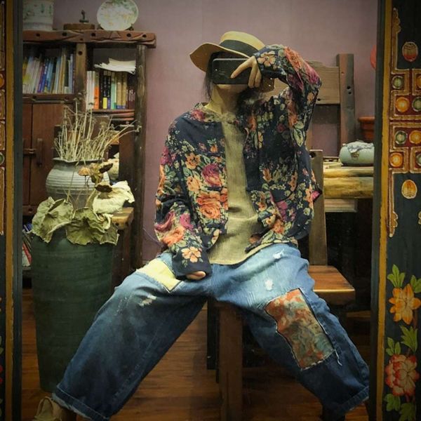 2019 luogu clay big flower thin coat 1433, White
2019 luogu clay big flower thin coat 1433, White