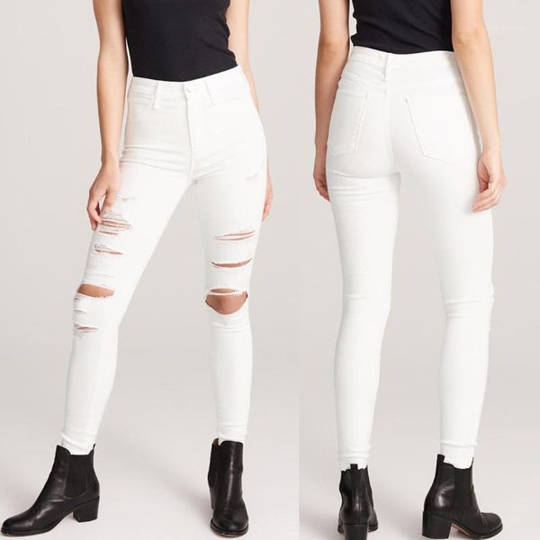 fashion womens jeans pocket zipper hole ripped jeans denim female mid waist slim pants white skinny l421, Blue
fashion womens jeans pocket zipper hole ripped jeans denim female mid waist slim pants white skinny l421, Blue