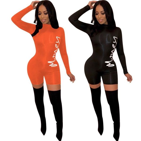 long sleeve zipper playsuit rompers womens shorts jumpsuit casual biker play suit letter print female elastic skinny bodysuits y200822, Black;white
long sleeve zipper playsuit rompers womens shorts jumpsuit casual biker play suit letter print female elastic skinny bodysuits y200822, Black;white