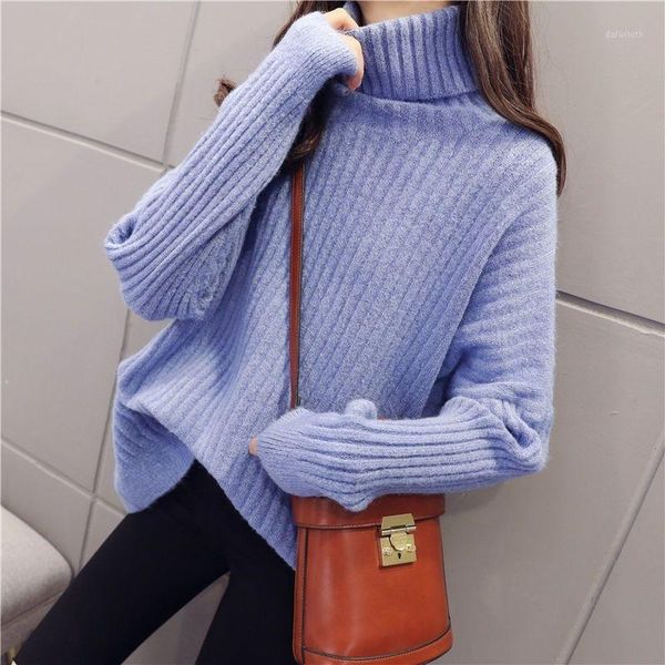 2020 new autumn winter women loose knitted sweater oversized turtleneck sweater long sleeves women outwear solid pullover a1261, White;black
2020 new autumn winter women loose knitted sweater oversized turtleneck sweater long sleeves women outwear solid pullover a1261, White;black