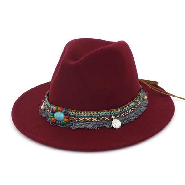 shade hoaree gray fedora hat ladies vintage felt hat women casual ethnic style wide brim woolen autumn 2020 new trilby cap, Black;white
shade hoaree gray fedora hat ladies vintage felt hat women casual ethnic style wide brim woolen autumn 2020 new trilby cap, Black;white