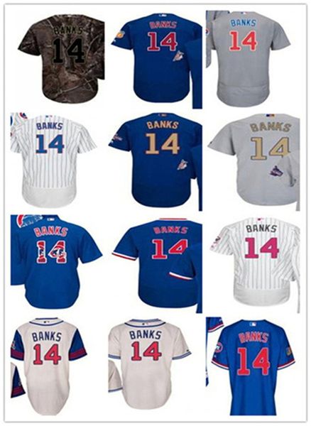 custom chicago cub leave name number 14 ernie banks baseball jersey men women youth jerseys, Blue;black
custom chicago cub leave name number 14 ernie banks baseball jersey men women youth jerseys, Blue;black