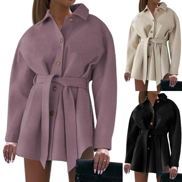 women fashion winter woolen jacket with belt vintage long sleeve side pockets v-neck outcoat female outerwear chic overcoat, Black;red
women fashion winter woolen jacket with belt vintage long sleeve side pockets v-neck outcoat female outerwear chic overcoat, Black;red