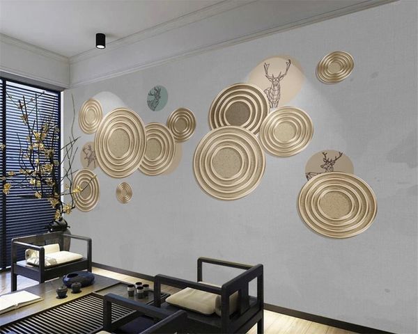 living 3d wallpaper modern geometric elk light luxury disc gold embossed line background wall 3d mural wall paper
living 3d wallpaper modern geometric elk light luxury disc gold embossed line background wall 3d mural wall paper