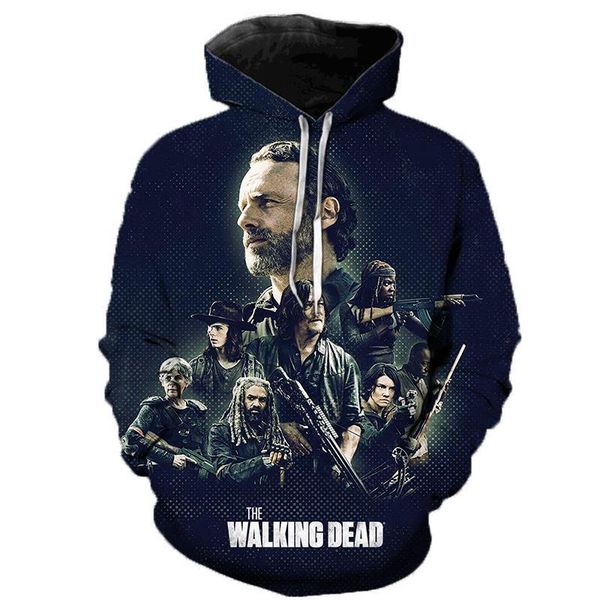 2020 newese fashion sweatshirt men women 3d hoodies print the walking dead outerwear hooded spring hoodies, Black
2020 newese fashion sweatshirt men women 3d hoodies print the walking dead outerwear hooded spring hoodies, Black