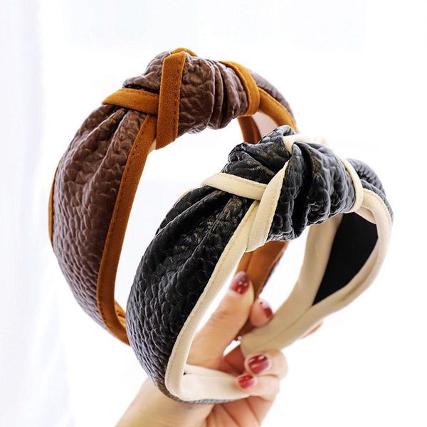 hair accessories 2021 vintage striped pu leather bezel hairband women turban headband girls opaska do wlosow headwear diademas
hair accessories 2021 vintage striped pu leather bezel hairband women turban headband girls opaska do wlosow headwear diademas