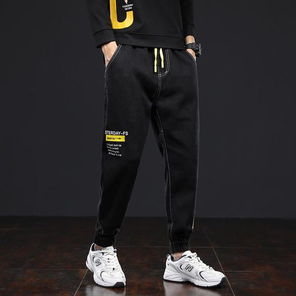 2021 winter new men's warm slim fit pencil jeans fashion elastic denim trousers gray cropped stretch brand pants plus size 5xl, Blue
2021 winter new men's warm slim fit pencil jeans fashion elastic denim trousers gray cropped stretch brand pants plus size 5xl, Blue