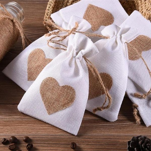 gift wrap 12pcs heart pattern linen drawstring candy bag party jewelry storage pouch
gift wrap 12pcs heart pattern linen drawstring candy bag party jewelry storage pouch